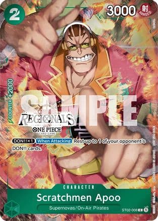 Scratchmen Apoo (Offline Regional 2024) [Participant] — One Piece Promotion Cards