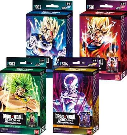 Starter Deck 1-4: Son Goku, Vegeta, Broly and Frieza [Set of 4] — Starter Deck 1: Son Goku