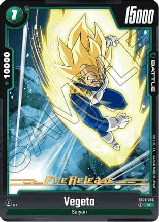Vegeta - FB01-095 — Awakened Pulse Pre-Release Cards