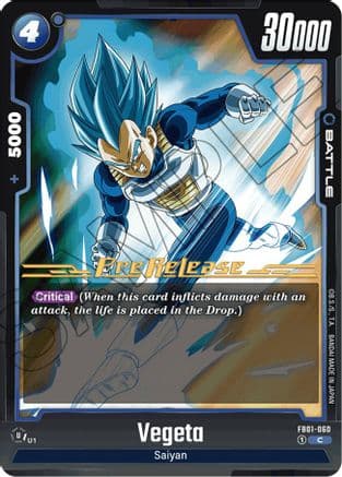Vegeta - FB01-060 — Awakened Pulse Pre-Release Cards