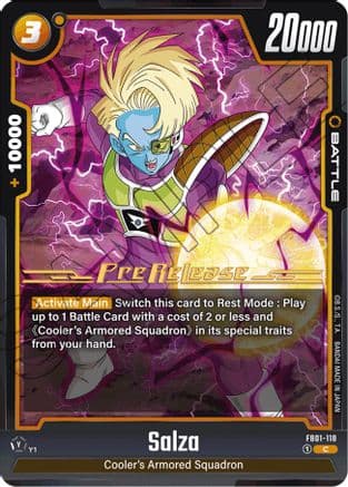 Salza - FB01-118 — Awakened Pulse Pre-Release Cards