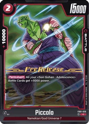 Piccolo - FB01-020 — Awakened Pulse Pre-Release Cards