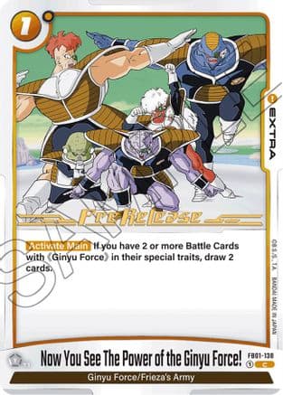 Now You See The Power of the Ginyu Force! — Awakened Pulse Pre-Release Cards