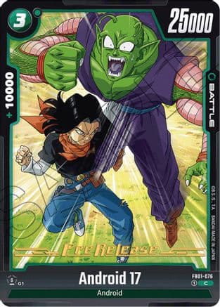 Android 17 - FB01-076 — Awakened Pulse Pre-Release Cards