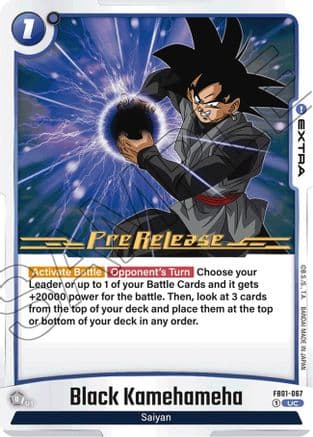 Black Kamehameha — Awakened Pulse Pre-Release Cards