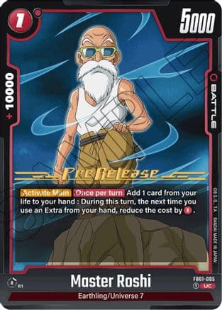 Master Roshi — Awakened Pulse Pre-Release Cards