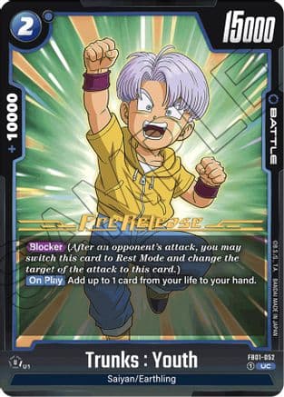 Trunks : Youth — Awakened Pulse Pre-Release Cards