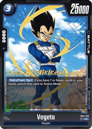 Vegeta - FB01-058 — Awakened Pulse Pre-Release Cards