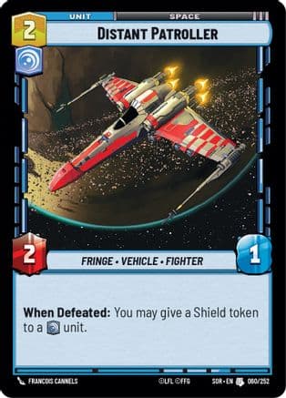 Distant Patroller — Spark of Rebellion Star Wars: Unlimited card by Francois Cannels