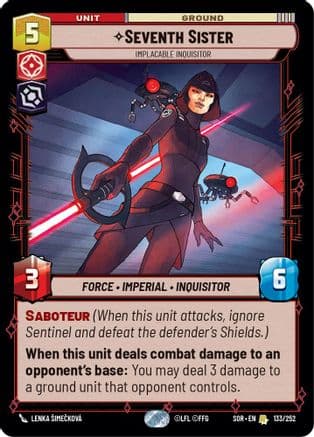 Seventh Sister - Implacable Inquisitor — Spark of Rebellion