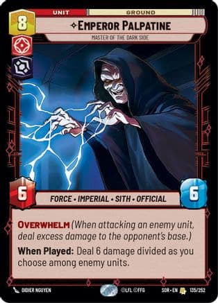 Emperor Palpatine - Master of the Dark Side — Spark of Rebellion