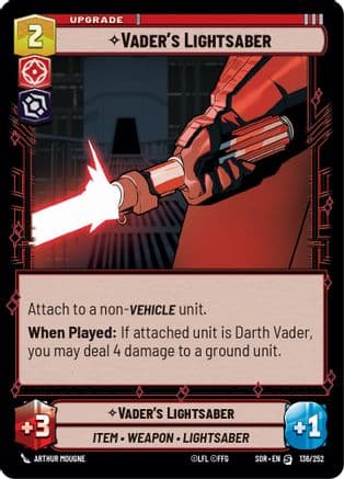 Vader's Lightsaber — Spark of Rebellion