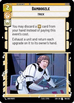 Bamboozle — Spark of Rebellion Star Wars: Unlimited card by Ario Murti