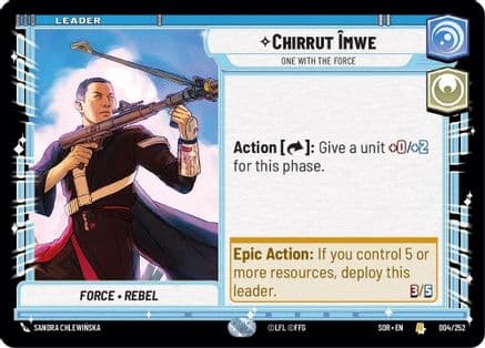Chirrut Imwe - One With The Force — Spark of Rebellion