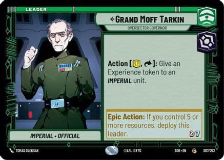 Grand Moff Tarkin - Oversector Governor — Spark of Rebellion