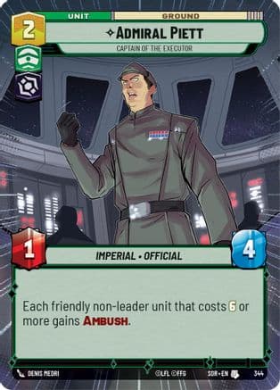 Admiral Piett - Captain of the Executor (Hyperspace) — Spark of Rebellion