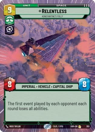 Relentless - Konstantine's Folly (Hyperspace) — Spark of Rebellion