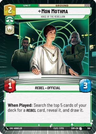 Mon Mothma - Voice of the Rebellion (Hyperspace) — Spark of Rebellion