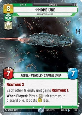 Home One - Alliance Flagship (Hyperspace) — Spark of Rebellion