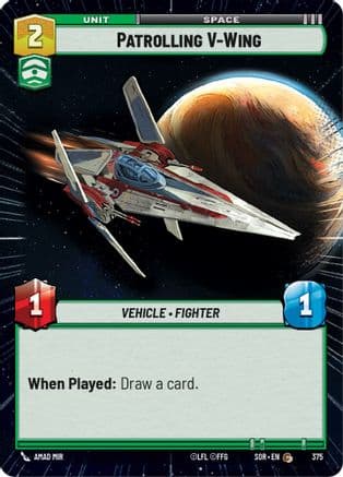 Patrolling V-Wing (Hyperspace) — Spark of Rebellion
