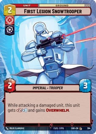 First Legion Snowtrooper (Hyperspace) — Spark of Rebellion