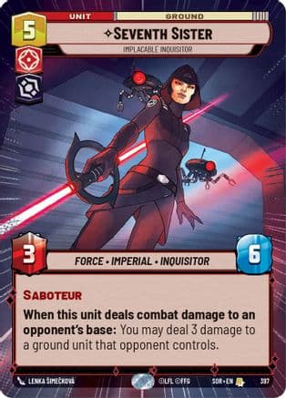 Seventh Sister - Implacable Inquisitor (Hyperspace) — Spark of Rebellion