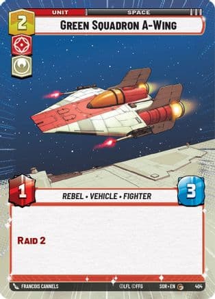 Green Squadron A-Wing (Hyperspace) — Spark of Rebellion