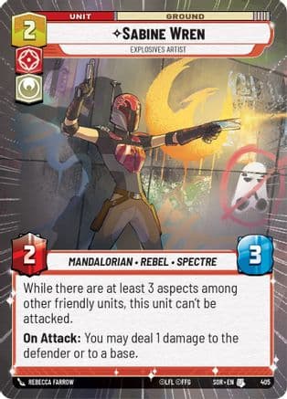 Sabine Wren - Explosives Artist (Hyperspace) — Spark of Rebellion