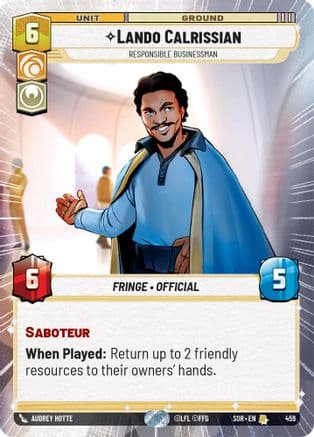 Lando Calrissian - Responsible Businessman (Hyperspace) — Spark of Rebellion