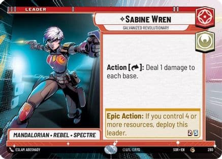 Sabine Wren - Galvanized Revolutionary (Hyperspace) — Spark of Rebellion