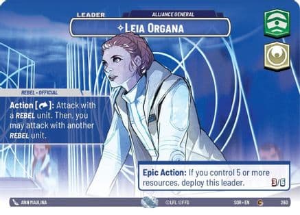 Leia Organa - Alliance General (Showcase) — Spark of Rebellion