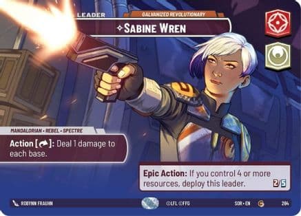 Sabine Wren - Galvanized Revolutionary (Showcase) — Spark of Rebellion