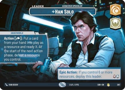 Han Solo - Audacious Smuggler (Showcase) — Spark of Rebellion