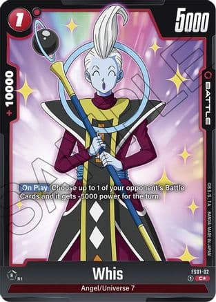 Whis (Bonus Pack Alternate Art) — Dragon Ball Super: Fusion World card