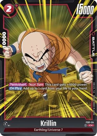 Krillin (Bonus Pack Alternate Art) — Starter Deck 1: Son Goku