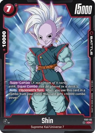 Shin (Bonus Pack Alternate Art) — Dragon Ball Super: Fusion World card