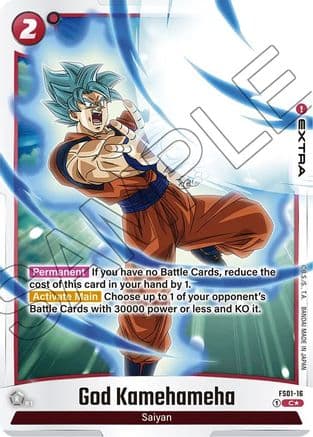 God Kamehameha (Bonus Pack Alternate Art) — Starter Deck 1: Son Goku