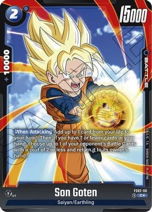 Son Goten - FS02-06 (Bonus Pack Alternate Art) — Starter Deck 2: Vegeta