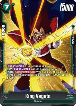 King Vegeta (Bonus Pack Alternate Art) — Starter Deck 3: Broly