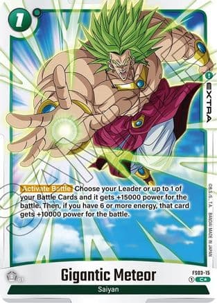 Gigantic Meteor (Bonus Pack Alternate Art) — Dragon Ball Super: Fusion World card