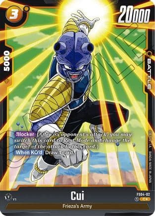 Cui (Bonus Pack Alternate Art) — Starter Deck 4: Frieza