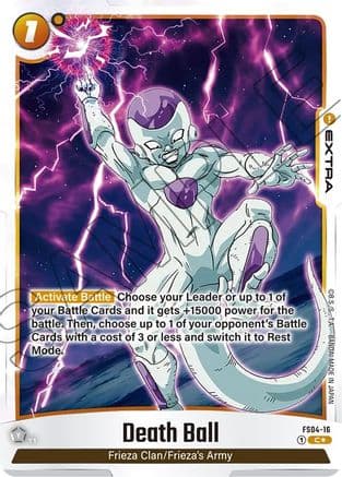 Death Ball (Bonus Pack Alternate Art) — Starter Deck 4: Frieza Dragon Ball Super: Fusion World card by BANDAI MADE IN JAPAN