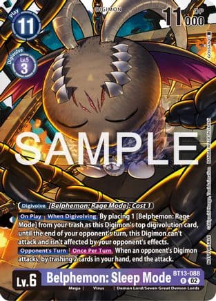 Belphemon: Sleep Mode (Event Pack 6) — Versus Royal Knights Digimon Card Game card by GOSSAN