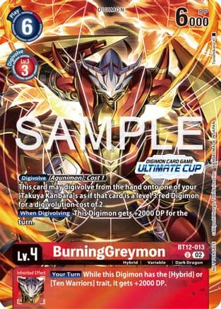 BurningGreymon (Ultimate Cup 2024) — Across Time