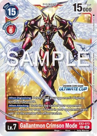 Gallantmon Crimson Mode (Ultimate Cup 2024) — Digital Hazard