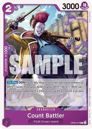 Count Battler — Wings of the Captain One Piece Card Game card by Mirato Sushima