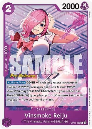 Vinsmoke Reiju (068) — One Piece Card Game card
