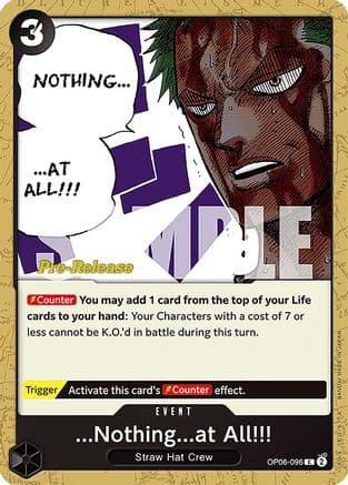 ...Nothing...at All!!! — Wings of the Captain Pre-Release Cards