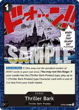 Thriller Bark — Wings of the Captain Pre-Release Cards