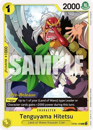 Tenguyama Hitetsu — Wings of the Captain Pre-Release Cards One Piece Card Game card by Yasushi Yamaguchi